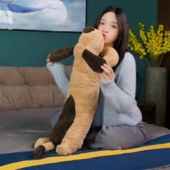 Giant Long Fluffy Spotty Dog Plushies -Kawaii Store kawaiies plushies plush softtoy giant long fluffy spotty dog plushies soft toy 395765