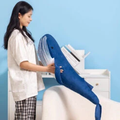 Giant Starry Humpback Whale Plushie -Kawaii Store kawaiies plushies plush softtoy giant starry humpback whale plushie soft toy 337209