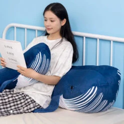 Giant Starry Humpback Whale Plushie -Kawaii Store kawaiies plushies plush softtoy giant starry humpback whale plushie soft toy 560209