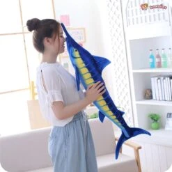 Giant Yellowfin Tuna Plushies -Kawaii Store kawaiies plushies plush softtoy giant yellowfin tuna plushies soft toy 412084
