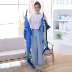 Giant Yellowfin Tuna Plushies -Kawaii Store kawaiies plushies plush softtoy giant yellowfin tuna plushies soft toy 623186