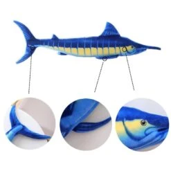 Giant Yellowfin Tuna Plushies -Kawaii Store kawaiies plushies plush softtoy giant yellowfin tuna plushies soft toy 693429