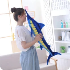 Giant Yellowfin Tuna Plushies -Kawaii Store kawaiies plushies plush softtoy giant yellowfin tuna plushies soft toy 907671
