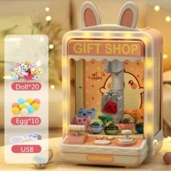 Gift Shop Pink Green Mini Claw Machines -Kawaii Store kawaiies plushies plush softtoy gift shop pink green mini claw machines new toys pink 30pcs 954893