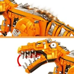 Golden Carnosaurus Building Blocks -Kawaii Store kawaiies plushies plush softtoy golden carnosaurus building blocks new build it 126612