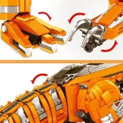 Golden Carnosaurus Building Blocks -Kawaii Store kawaiies plushies plush softtoy golden carnosaurus building blocks new build it 213490