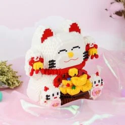 Golden Nugget Lucky Cat And Lucky Man Nano Building Blocks -Kawaii Store kawaiies plushies plush softtoy golden nugget lucky cat and lucky man nano building blocks build it 894275