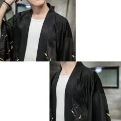 Apparel Golden Wild Autumn And Misty Torii Men Kimono -Kawaii Store kawaiies plushies plush softtoy golden wild autumn and misty torii men kimono kimono 403402