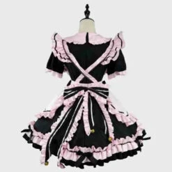 Apparel Gothic Black Pink Sweet Lolita Women's Maid Dress Bowknots 25 Apparel Gothic Black Pink Sweet Lolita Women's Maid Dress Bowknots -Kawaii Store kawaiies plushies plush softtoy gothic black pink sweet lolita womens maid dress bowknots apparel 214143