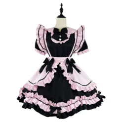 Apparel Gothic Black Pink Sweet Lolita Women's Maid Dress Bowknots 22 Apparel Gothic Black Pink Sweet Lolita Women's Maid Dress Bowknots -Kawaii Store kawaiies plushies plush softtoy gothic black pink sweet lolita womens maid dress bowknots apparel 898177