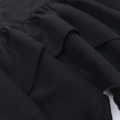 Apparel Gothic Witch Punk Irregular Black Skirt -Kawaii Store kawaiies plushies plush softtoy gothic witch punk irregular black skirt apparel 415833