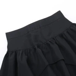 Apparel Gothic Witch Punk Irregular Black Skirt -Kawaii Store kawaiies plushies plush softtoy gothic witch punk irregular black skirt apparel 860243