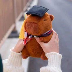 Graduation Scholar Capybara Plush -Kawaii Store kawaiies plushies plush softtoy graduation scholar capybara plush soft toy 616182