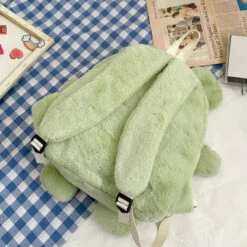 Apparel Green Froggy Plush Backpack -Kawaii Store kawaiies plushies plush softtoy green froggy plush backpack bags 520212