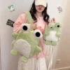 Apparel Green Froggy Plush Backpack