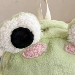 Apparel Green Froggy Plush Backpack -Kawaii Store kawaiies plushies plush softtoy green froggy plush backpack bags 725048