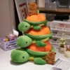 Green Orange Turtle Plush Backpack -Kawaii Store kawaiies plushies plush softtoy green orange turtle plush backpack soft toy 508005