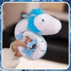 Haku The Long White Blue Dragon Plush -Kawaii Store kawaiies plushies plush softtoy haku the long white blue dragon plush soft toy 677538