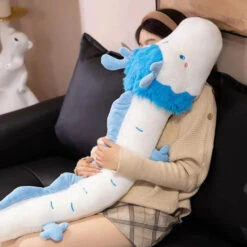 Haku The Long White Blue Dragon Plush -Kawaii Store kawaiies plushies plush softtoy haku the long white blue dragon plush soft toy 861382