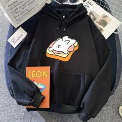 Apparel Ham Toastie Luckie The Dog Unisex Hoodie -Kawaii Store kawaiies plushies plush softtoy ham toastie luckie the dog unisex hoodie apparel black xxxl 263423