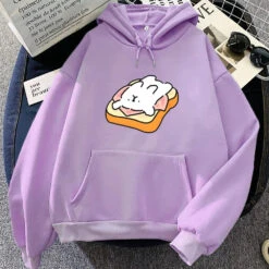 Apparel Ham Toastie Luckie The Dog Unisex Hoodie -Kawaii Store kawaiies plushies plush softtoy ham toastie luckie the dog unisex hoodie apparel light purple s 667610