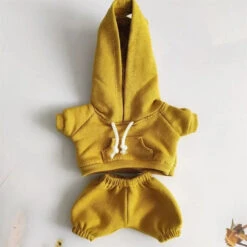 Accessories Handmade Cozy Hoodie Joggers Labubu Outfit -Kawaii Store kawaiies plushies plush softtoy handmade cozy hoodie joggers labubu outfit accessories mustard 733869