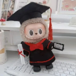 Accessories Handmade Graduation Labubu Outfit -Kawaii Store kawaiies plushies plush softtoy handmade graduation labubu outfit accessories 754681