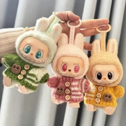 Handmade Labubu Cosy Knitwear Outfits With Accessories 29 Handmade Labubu Cosy Knitwear Outfits With Accessories -Kawaii Store kawaiies plushies plush softtoy handmade labubu cosy knitwear outfits with accessories accessories 693241
