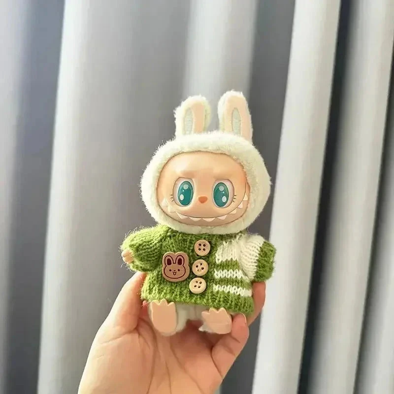 Handmade Labubu Cosy Knitwear Outfits With Accessories 13 Handmade Labubu Cosy Knitwear Outfits With Accessories - Image 11