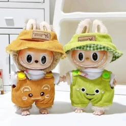 Accessories Handmade Labubu Forest Friends Dungaree Outfit -Kawaii Store kawaiies plushies plush softtoy handmade labubu forest friends dungaree outfit accessories 667635