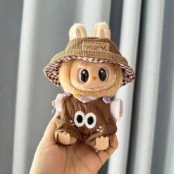 Accessories Handmade Labubu Forest Friends Dungaree Outfit -Kawaii Store kawaiies plushies plush softtoy handmade labubu forest friends dungaree outfit accessories brown owl 573750