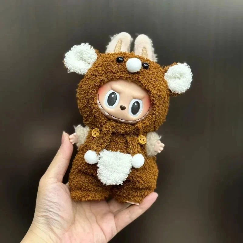 Accessories Handmade Labubu Plush Animal Costume Outfit 5 Accessories Handmade Labubu Plush Animal Costume Outfit - Image 3