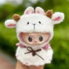 Accessories Handmade Labubu White Sheep Overalls Outfit
