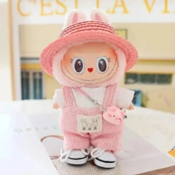 Accessories Handmade Pastel Day-Out Labubu Doll Outfit Collection -Kawaii Store kawaiies plushies plush softtoy handmade pastel day out labubu doll outfit collection accessories pink dungaree 623981