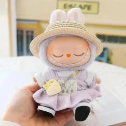 Accessories Handmade Pastel Day-Out Labubu Doll Outfit Collection -Kawaii Store kawaiies plushies plush softtoy handmade pastel day out labubu doll outfit collection accessories purple dress 422470
