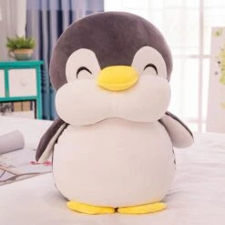 Happy Penguin Trio Plushies -Kawaii Store kawaiies plushies plush softtoy happie feet soft toy 11in 30cm troz grey 353828