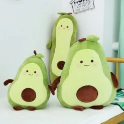 Happy Green Avocado Plushie -Kawaii Store kawaiies plushies plush softtoy happy green avocado new soft toy 636475