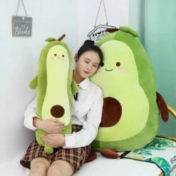Happy Green Avocado Plushie -Kawaii Store kawaiies plushies plush softtoy happy green avocado new soft toy 637716