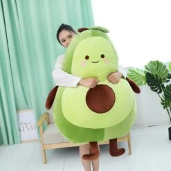 Happy Green Avocado Plushie -Kawaii Store kawaiies plushies plush softtoy happy green avocado new soft toy 641087