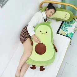 Happy Green Avocado Plushie -Kawaii Store kawaiies plushies plush softtoy happy green avocado new soft toy 936286