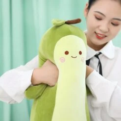 Happy Green Avocado Plushie -Kawaii Store kawaiies plushies plush softtoy happy green avocado new soft toy 971883