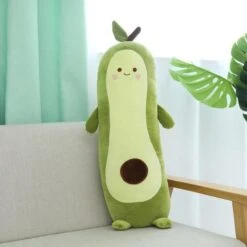 Happy Green Avocado Plushie -Kawaii Store kawaiies plushies plush softtoy happy green avocado new soft toy tall 35in 90cm 791660