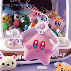 Happy Pink Brown Bear Advanced Mini Claw Machine Toy -Kawaii Store kawaiies plushies plush softtoy happy pink brown bear advanced mini claw machine toy toys 886799