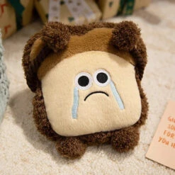 Happy Toast Sad Toast Plush & Bag -Kawaii Store kawaiies plushies plush softtoy happy toast sad toast plush bag soft toy 753598
