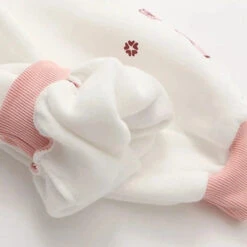 Apparel Harajuku Cute Two-tone Candy Floss Sakura Thick Women's Hoodie -Kawaii Store kawaiies plushies plush softtoy harajuku cute two tone candy floss sakura thick womens hoodie hoodies 503392