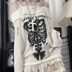 Apparel Harajuku Insomnia Gothic Knitted Pullovers Women 20 Apparel Harajuku Insomnia Gothic Knitted Pullovers Women -Kawaii Store kawaiies plushies plush softtoy harajuku insomnia gothic knitted pullovers women apparel 237730