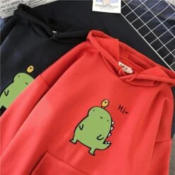 Apparel Harajuku Kawaii Cute Dipsy Dinosaur Hoodie -Kawaii Store kawaiies plushies plush softtoy harajuku kawaii cute dipsy dinosaur hoodie apparel 519947
