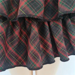 Apparel Harajuku Punk Princess Pink Red Plaid Pleated Skirt -Kawaii Store kawaiies plushies plush softtoy harajuku punk princess pink red plaid pleated skirt apparel 292919