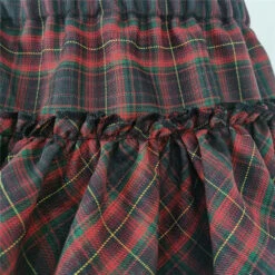 Apparel Harajuku Punk Princess Pink Red Plaid Pleated Skirt -Kawaii Store kawaiies plushies plush softtoy harajuku punk princess pink red plaid pleated skirt apparel 527522