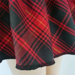 Apparel Harajuku Punk Princess Pink Red Plaid Pleated Skirt -Kawaii Store kawaiies plushies plush softtoy harajuku punk princess pink red plaid pleated skirt apparel 646365
